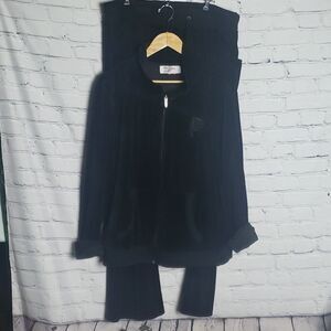 Vinage Black Whisper Me Sweat Jacket/Pants Set